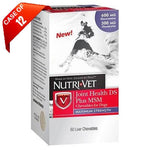 Nutri-Vet Nutri-Vet Joint Health Plus MSM- 600mg, 300mg CS, 250 mg MSM 60 ct-Dog-Nutri-Vet-PetPhenom