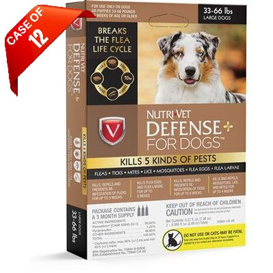 Nutri-Vet Nutri-Vet K9 Defense PLUS for Dogs Flea & Tick and More -Large (33lb-66lb)-Dog-Nutri-Vet-PetPhenom
