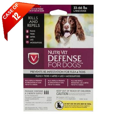 Nutri-Vet Nutri-Vet K9 Defense for Dogs Flea & Tick and More -Large (33lb-66lb)-Dog-Nutri-Vet-PetPhenom