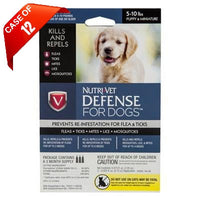 Nutri-Vet Nutri-Vet K9 Defense for Dogs Flea & Tick and More -Puppy (5lb-10lb)-Dog-Nutri-Vet-PetPhenom