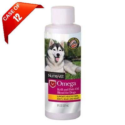 Nutri-Vet Nutri-Vet Omega Krill and Fish Oil Blend Liquid 8oz-Dog-Nutri-Vet-PetPhenom