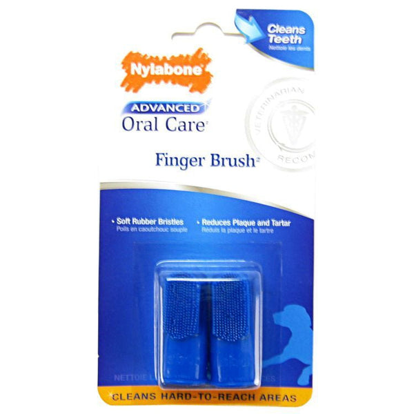 Nylabone Advanced Oral Care Finger Brush, 2 Pack-Dog-Nylabone-PetPhenom