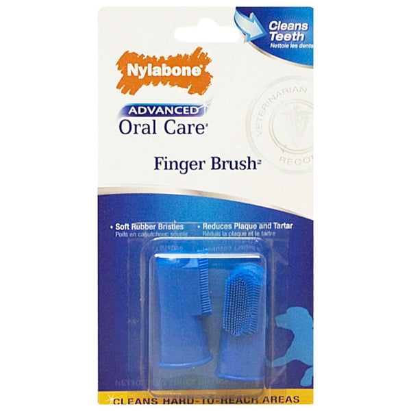 Nylabone Advanced Oral Care Finger Brush 2 count-Dog-Nylabone-PetPhenom