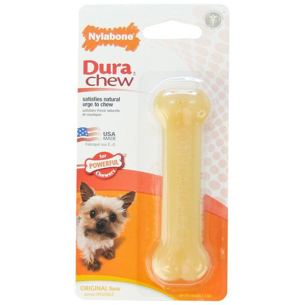 Nylabone Dura Chew Dog Bone - Original Flavor, Petite (1 Pack)-Dog-Nylabone-PetPhenom