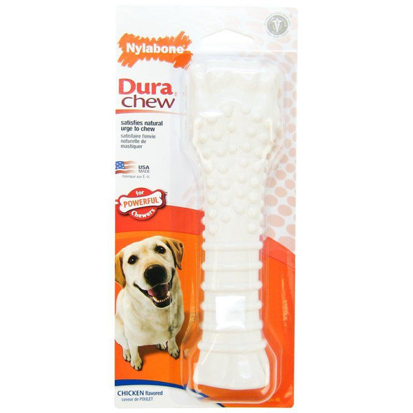 Nylabone Dura Chew Smooth White Dog Bone - Chicken Flavor, Souper (1 Pack)-Dog-Nylabone-PetPhenom