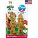 Nylabone Healthy Edibles Farm Friends Puppy Chew Treats Lamb and Apple Large, 2 count-Dog-Nylabone-PetPhenom