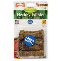 Nylabone Healthy Edibles Longer Lasting Beef Treats Petite 8 count-Dog-Nylabone-PetPhenom