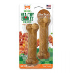 Nylabone Healthy Edibles Wholesome Dog Chews - Bacon Flavor, Petite (2 Pack)-Dog-Nylabone-PetPhenom