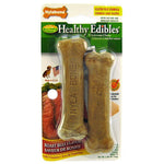 Nylabone Healthy Edibles Wholesome Dog Chews - Roast Beef Flavor, Petite (2 Pack)-Dog-Nylabone-PetPhenom