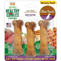 Nylabone Healthy Edibles Wholesome Dog Chews - Variety Pack, Petite (3 Pack)-Dog-Nylabone-PetPhenom