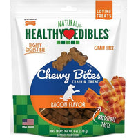 Nylabone Natural Healthy Edibles Bacon Chewy Bites Dog Treats, 6 oz-Dog-Nylabone-PetPhenom