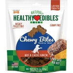 Nylabone Natural Healthy Edibles Beef & Cheese Chewy Bites Dog Treats, 6 oz-Dog-Nylabone-PetPhenom