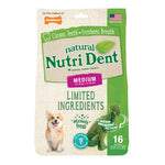 Nylabone Nutri Dent Limited Ingredient Dental Chews Fresh Breath T-Rex Medium 16 count-Dog-Nylabone-PetPhenom