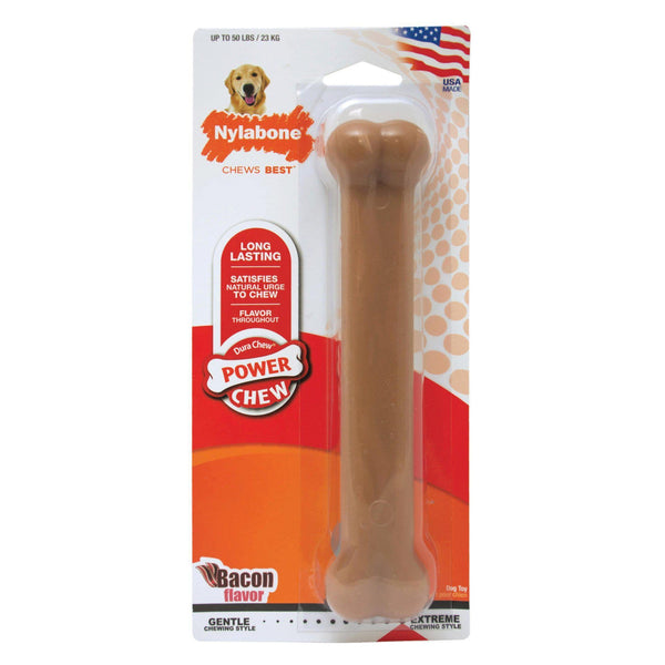 Nylabone Power Chew Bacon Chew Toy Giant-Dog-Nylabone-PetPhenom