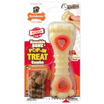 Nylabone Power Chew Knuckle Bone and Pop-In Treat Toy Combo Chicken Flavor Wolf, 1 count-Dog-Nylabone-PetPhenom