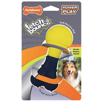 Nylabone Power Play Fetch-a-Bounce Rubber 5" Dog Toy, 1 count-Dog-Nylabone-PetPhenom