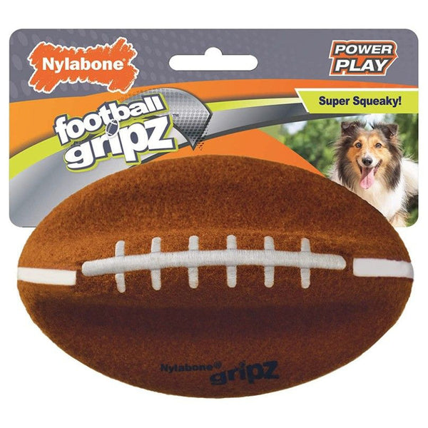 Nylabone Power Play Football Medium 5.5" Dog Toy, 1 count-Dog-Nylabone-PetPhenom