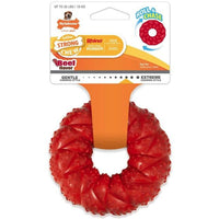 Nylabone Strong Chew Braided Ring Dog Toy Beef Flavor Wolf, 1 count-Dog-Nylabone-PetPhenom