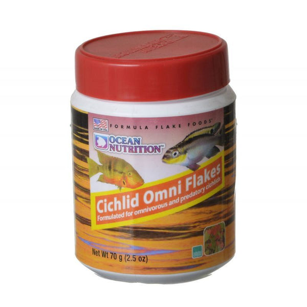 Ocean Nutrition Cichlid Omni Flakes, 2.5 oz-Fish-Ocean Nutrition-PetPhenom