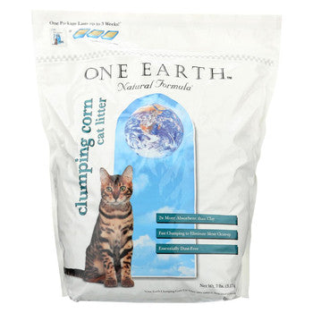 One Earth Cat Litter - Clumping Corn - Case of 4 - 7-Cat-One Earth-PetPhenom