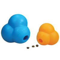 Our Pets Dog Atomic Treat Ball Blue or Orange 3.75" x 3.75" x 3.75"-Dog-Our Pets-PetPhenom
