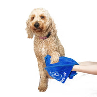 Paws Up Blue Towel Original Regular Blue