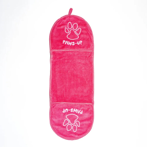 Paws Up Pink Towel Original Regular Pink