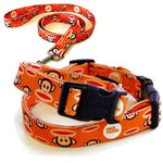 Paul Frank Pet Signature Julius Orange Collars & Leashes -Large Collar (#26PFC-SJOL)-Dog-Paul Frank Pet-PetPhenom