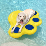 Paws Aboard Doggy Lazy Raft Large Yellow 50" x 39"-Dog-Paws Aboard-PetPhenom