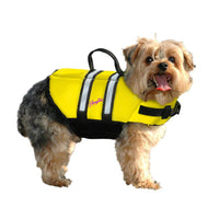 Pawz Pet Products Nylon Dog Life Jacket Extra Extra Small Yellow-Dog-Pawz Pet Products-PetPhenom