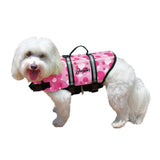 Pawz Pet Products Nylon Dog Life Jacket Large Pink Bubbles-Dog-Pawz Pet Products-PetPhenom