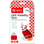 Penn-Plax American Red Cross Light Up Safety Visibility Vest, Small-Dog-Penn Plax-PetPhenom