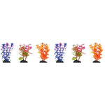 Penn Plax Betta Size Plastic Plant 4" Value Pack Assorted Colors, 4" wide-Fish-Penn Plax-PetPhenom