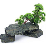 Penn Plax Bonsai Tree on Rocks Aquarium Ornament, 13 x 6 x 9-Fish-Penn Plax-PetPhenom