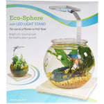 Penn Plax Eco-Sphere Bowl with Plant-Grow LED Light, 1.1 gallon-Fish-Penn Plax-PetPhenom