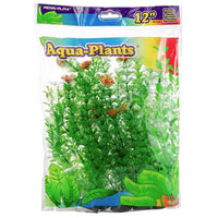 Penn Plax Plastic Plant Pack 12" Green, 6 count-Fish-Penn Plax-PetPhenom