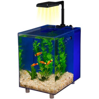 Penn Plax Prism Nano Desktop Aquarium Kit Blue, 1 count-Fish-Penn Plax-PetPhenom