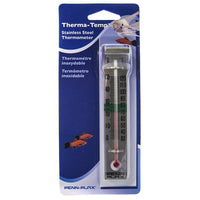 Penn Plax Therma-Temp Sainless Steel Thermometer, Stainless Steel Thermometer-Fish-Penn Plax-PetPhenom