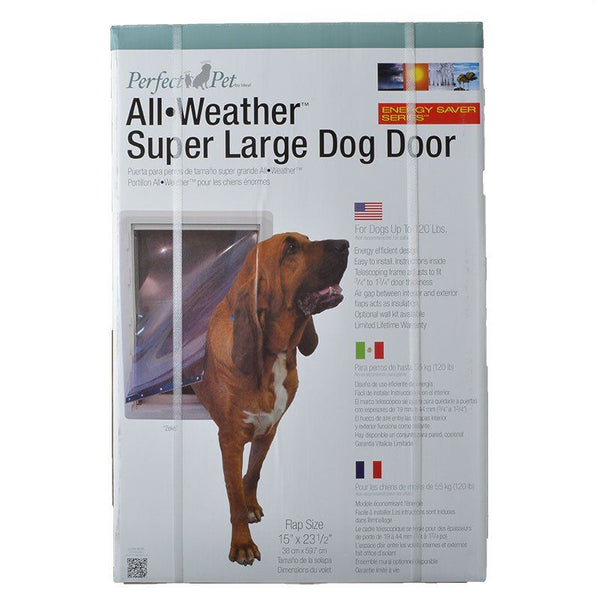 Perfect Pet All Weather Pet Door, Super Large - (15"W x 23.5"H)-Dog-Perfect Pet Products-PetPhenom