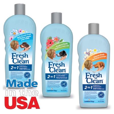 Pet-Ag Fresh 'n Cln 2 in 1 Conditioning Shampoos -Baby Powder-Dog-Pet-Ag-PetPhenom