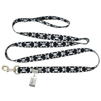 Pet Attire Styles Skulls Dog Leash, 6' Long x 1" Wide-Dog-Coastal Pet Products-PetPhenom