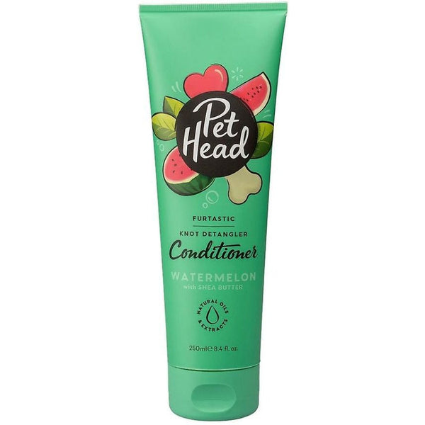 Pet Head Furtastic Knot Detangler Conditioner for Dogs Watermelon with Shea Butter, 8.4 oz-Dog-Pet Head-PetPhenom
