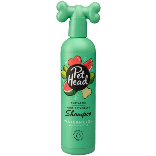 Pet Head Furtastic Knot Detangler Shampoo for Dogs Watermelon with Shea Butter, 16 oz-Dog-Pet Head-PetPhenom