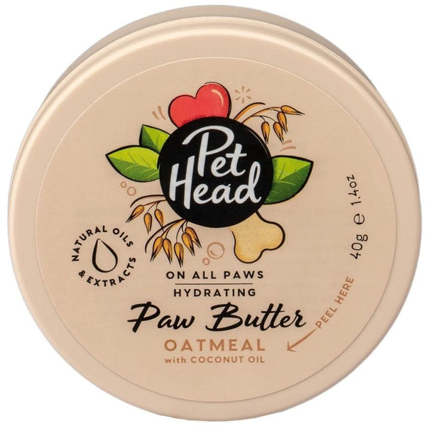 Pet Head Hydrating Paw Butter for Dogs Oatmeal with Coconut Oil, 1.4 oz-Dog-Pet Head-PetPhenom