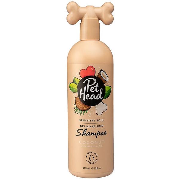 Pet Head Sensitive Soul Delicate Skin Shampoo for Dogs Coconut with Marula Oil, 16 oz-Dog-Pet Head-PetPhenom