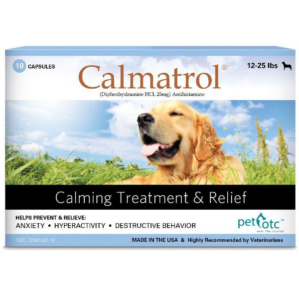 Pet OTC Calmatrol Anxiety and Hyperactivity Treatment for Dogs 12-25 lbs, 10 count-Dog-Pet OTC-PetPhenom