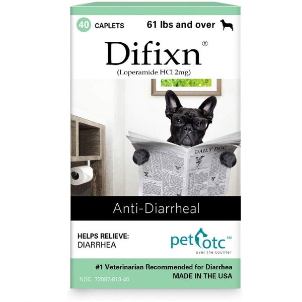 Pet OTC Difixn Anit-Diarrheal Treatment for Dogs 60+ lbs, 40 count-Dog-Pet OTC-PetPhenom