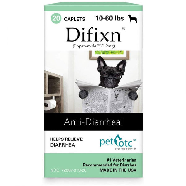Pet OTC Difixn Anti-Diarrheal Treatment for Dogs 10-60 lbs, 20 count-Dog-Pet OTC-PetPhenom