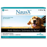 Pet OTC NausX Anti-Motion Sickness Treatment for Dogs 51-90 lbs, 30 count-Dog-Pet OTC-PetPhenom