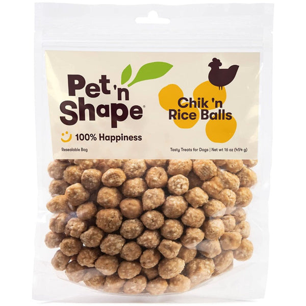 Pet 'n Shape Chik 'n Rice Balls, 1 lb-Dog-Pet 'n Shape-PetPhenom